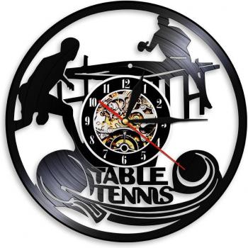 Table Tennis LP Clock with LED Light
