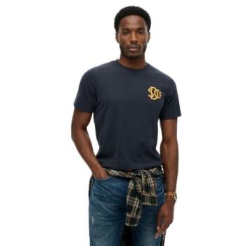 Neon Eclipse Navy Short Sleeve Shirt