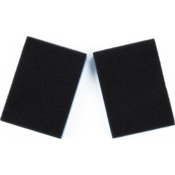 Blau-Schwarz Auto Wachs Schwamm Pad 7,5*5*1,5 cm Reinigung Werkzeug