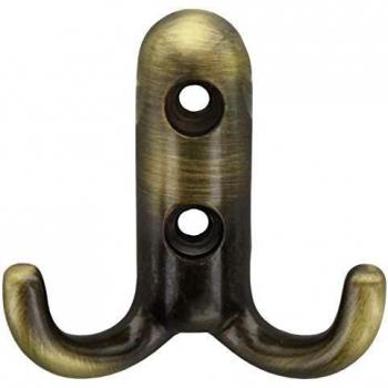 Cintre Double en Tissu Bronze