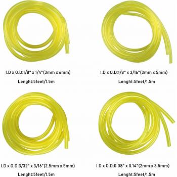 Small Engine Fuel Line Tube Kit with 4 Sizes