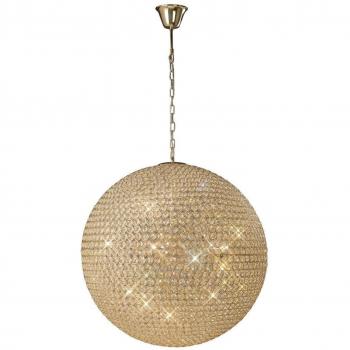 Pendente “Inspiration” 12 Luminari Oro Francese con cristalli