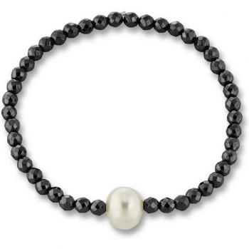 ONE ELEMENT Damen Silberarmband mit Hämatit