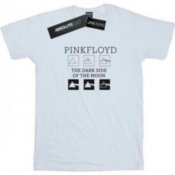 Pink Floyd dames piramide trio katoenen boyfriend T-shirt