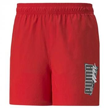 Bañador Puma verano gráfico playa hombre rojo (S)