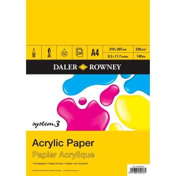 Daler-Rowney System3 Acrylic Paper Pad