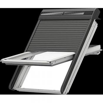 Velux Solar-Rollladen SSL SK08 0000S Aluminium Dunkelgrau