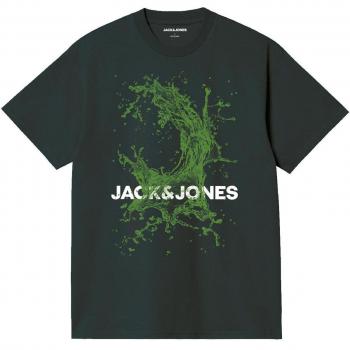 Jcosplash Ocean S/S Crew Neck – T‑Shirt Jack & Jones Junior Noir