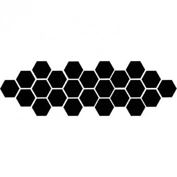 DIY 3D Hexagonal Mirror Wall Decor - 12PC Set