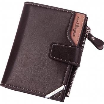 Monedero corto vertical para hombre