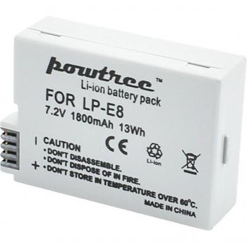 Batería Powtree LP‑E8 con Cargador Repuesto