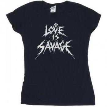 T-shirt noir pour femmes Disney Les Méchants - Love Is Savage