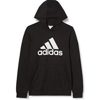 Sudadera con capucha adidas Essentials negro blanco niño - 140