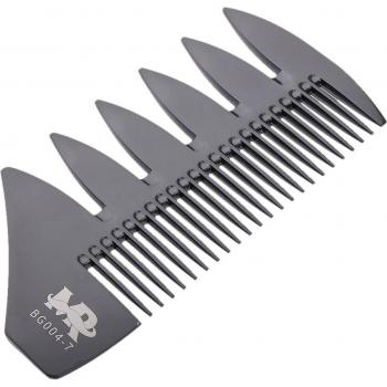 Men's Handmade Hair, Beard & Mustache Comb - Fine and Coarse Wide Toothed Design