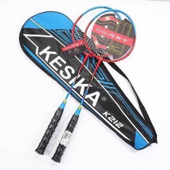 Raquettes de badminton professionnelles, 2 pièces, pour couple, famille, double alliage