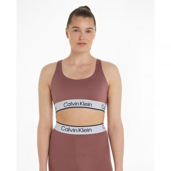 Sutiã Rosa Sportivo Calvin Klein com Logo - S