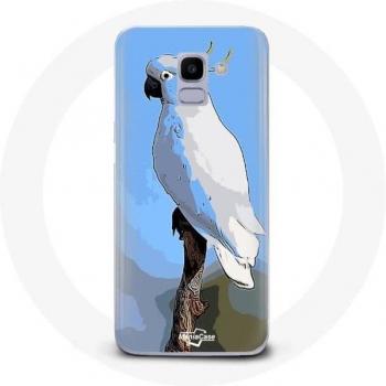 Samsung Galaxy J6 2018 Case - White Birds Design