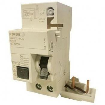 Dispositif différentiel 2P, modèle 5SM2322-6KK01 – 40A, 30mA
