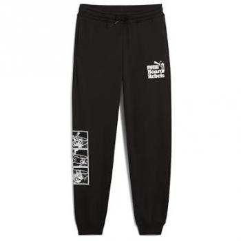 PUMA Mid90s Sweatpants – Fleece‑Sporthose für Jungen, Größe 128, Schwarz