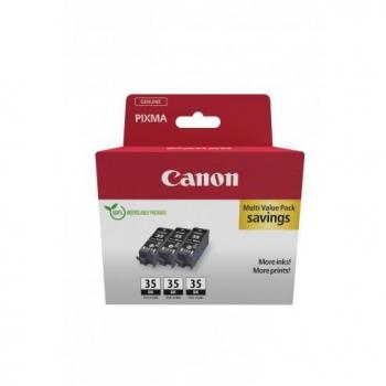 Canon Tintenpatrone »PGI-35 BK Triple Pack«, (Packung, 3 St.)