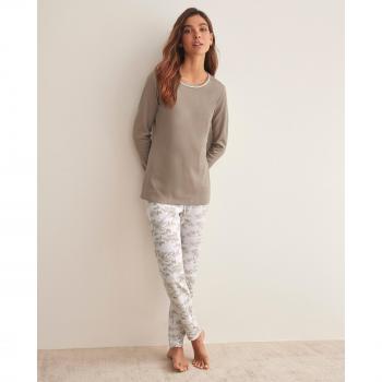 Pijama Selmark P9373 Beige