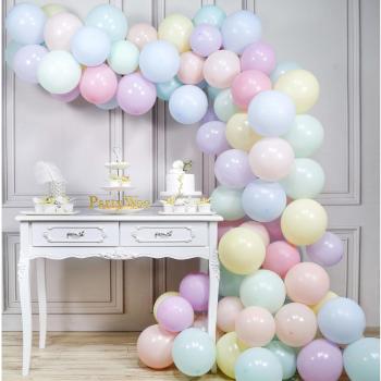 Pastel Coloured Balloons for Unicorn Birthday Decoration
