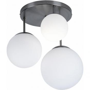 Boucleur de plafond en verre opalescent à commande sans fil, kit RGB LED inclus