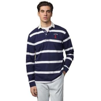 Hackett Blue Heritage Striped Rugby Shirt – XL Men