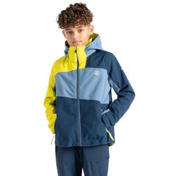 Chaqueta de senderismo infantil impermeable Dare 2B Explorer II Verde lima