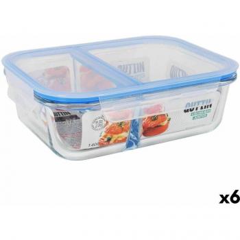 Porta Pranzo Quttin Ermetico 1,4 Litri – 2 Spazi