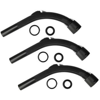 Vhbw 3x Replacement Hose Handle for Dirt Devil Turbo Silence & Infinity Vacuum Cleaners - 32mm Diameter, 37.1cm Long