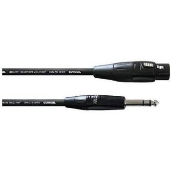 Cordial CIM0.6FV - Câble jack stéréo vers XLR 60 cm