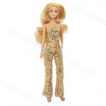 Barbie Cine - Margot Robbie, Traje Disco Dorado