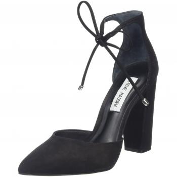 Steve Madden Pampered Pump, Escarpins Bout Ouvert Femme, Noir