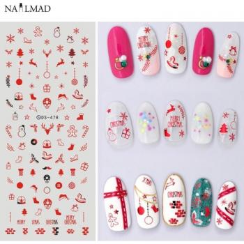 Transferencias de Manicura Copos de Nieve