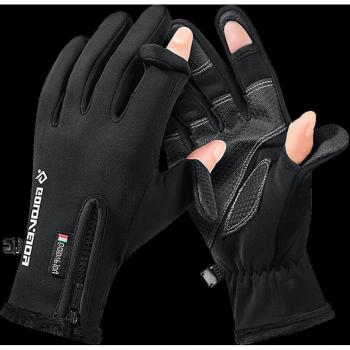 Manoplas de Vellón Impermeables y a Prueba de Viento para Esquiar y Pescar