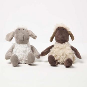 Animal Door Stops - Sheep Design - Set of 2
