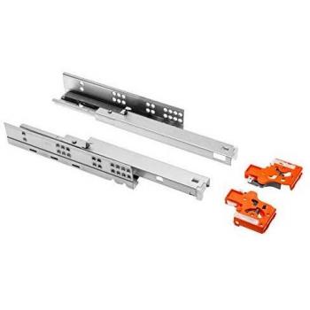 InvisiSlide 550mm Invisible Under Mounting Push to Open Runners