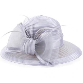 Lawliet Women's Satin Ribbon Church Hat