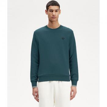 Fred Perry - Sweatshirt Petrolblau - Größe L