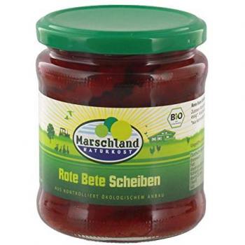 Marschland Bioland Rote Bete Scheiben 370 ml - Bio - 0,22 kg
