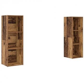 TV Set VidaXL Legno Vecchio 107x35x37