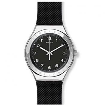 Swatch Damenanalogquarz‑Uhr mit Silikonarmband YGS137