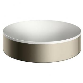 Hansgrohe Axor Suite Lavabo de encimera 400 mm, marco metálico, color níquel pulido