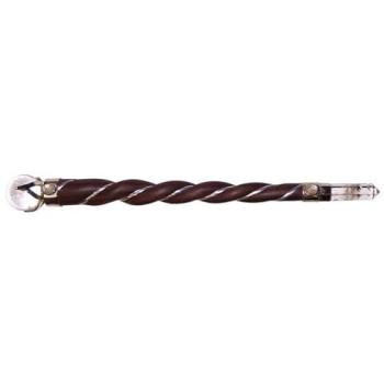 22‑cm Hand‑Carved Wood‑Quartz Wand