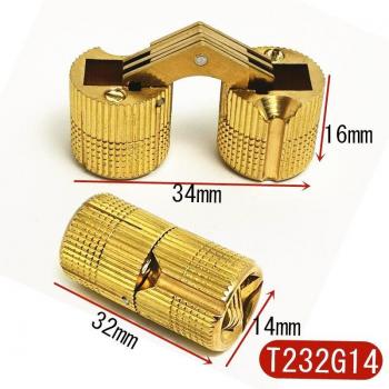 2pcs 8-24 mm Concealed Door Hinges