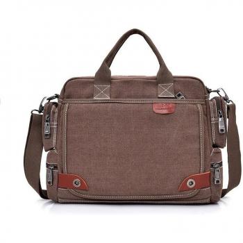 Bolso de negocios de lona vintage