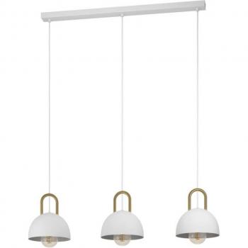 Lámpara Colgante Lineal Eglo Calmanera LED 3xe27 Blanco