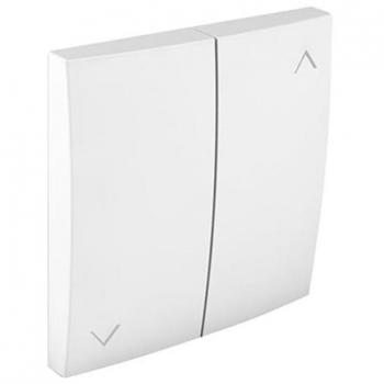 Pulsador Doble Conmutador Persianas Blanco 90612 TBR