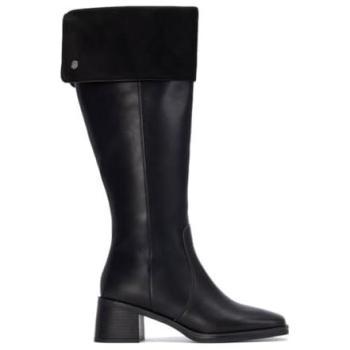 Carmela Botas altas negras con cremallera lateral